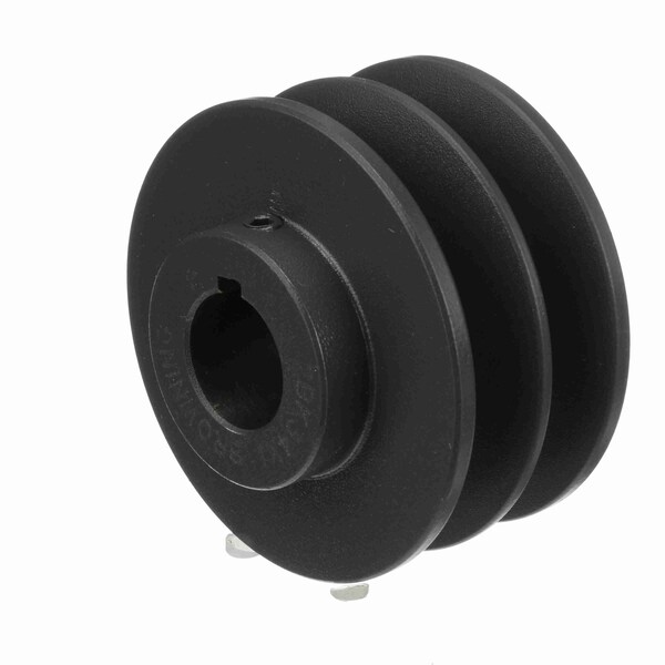 2 Groove Cast Iron Fhp - Finished Bore Sheave, 2BK34X1